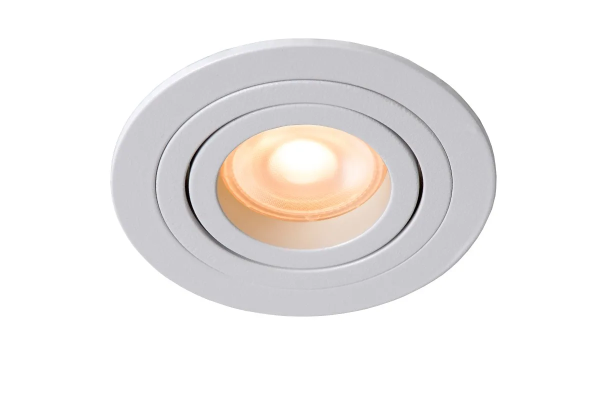 Lucide - Tube spotlight GU10 - Infälld spotlight - Vit