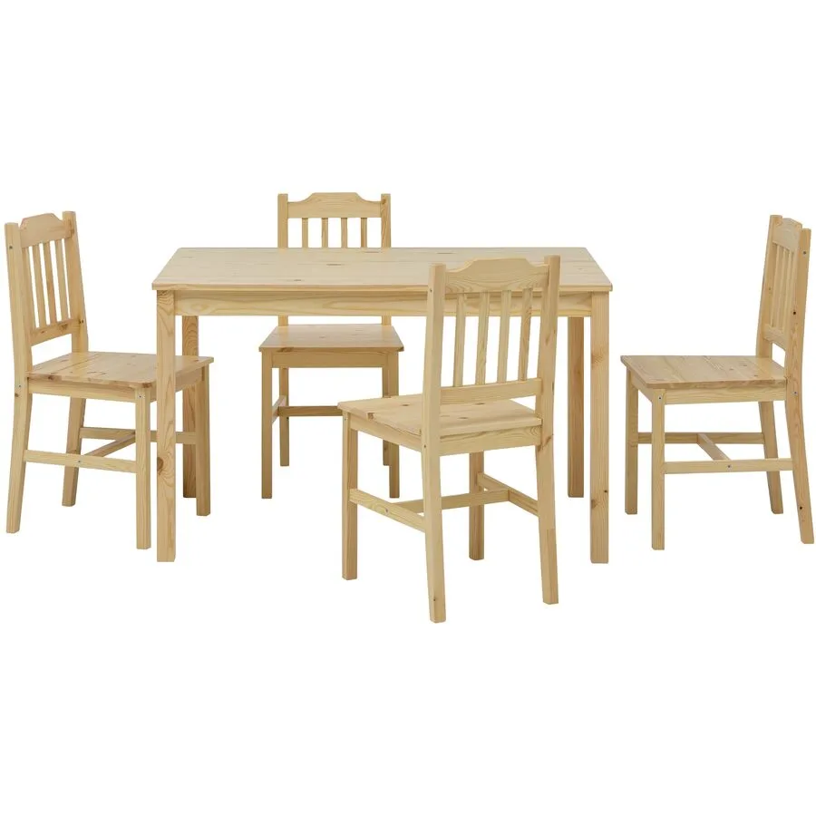 Essgruppe Julio natur Kiefer B 118 T 75 cm 4
