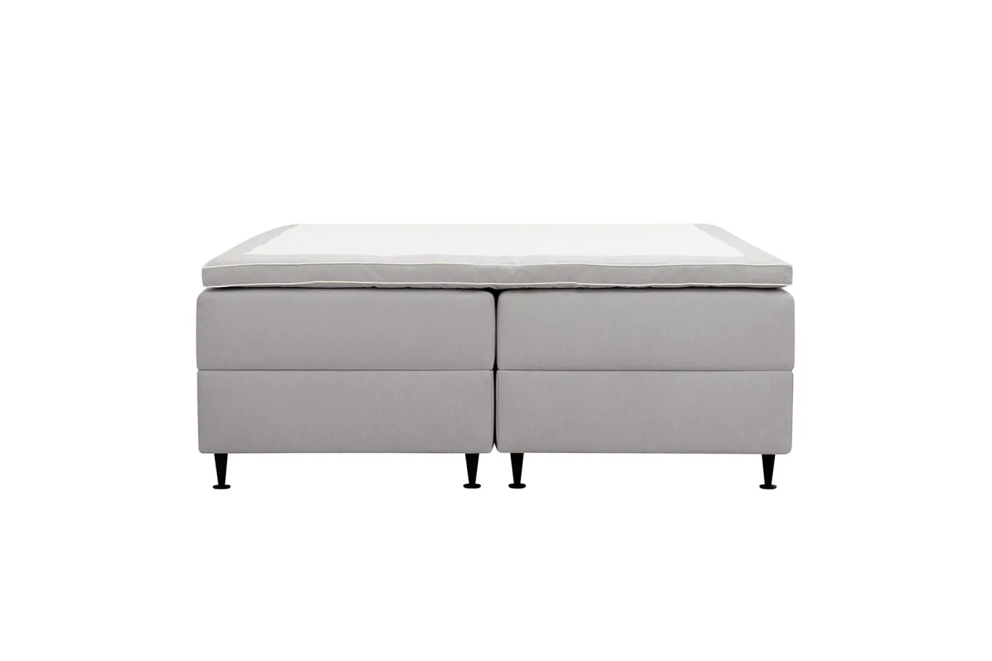 HVILA Plus Kontinentalsäng med Förvaring 160x200 cm - Grå