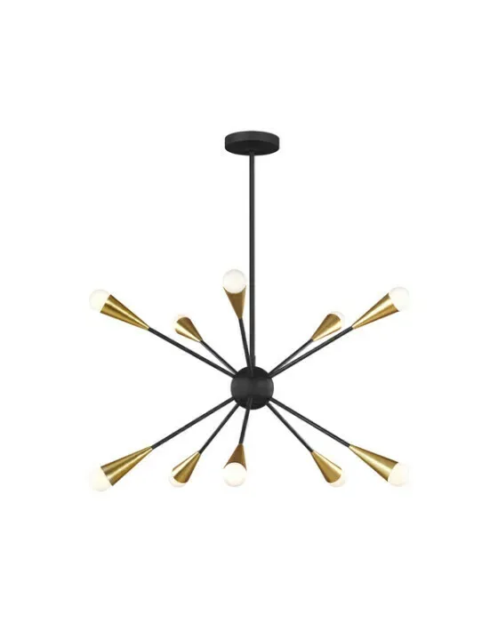 Jax Medium Chandelier Midnight Black