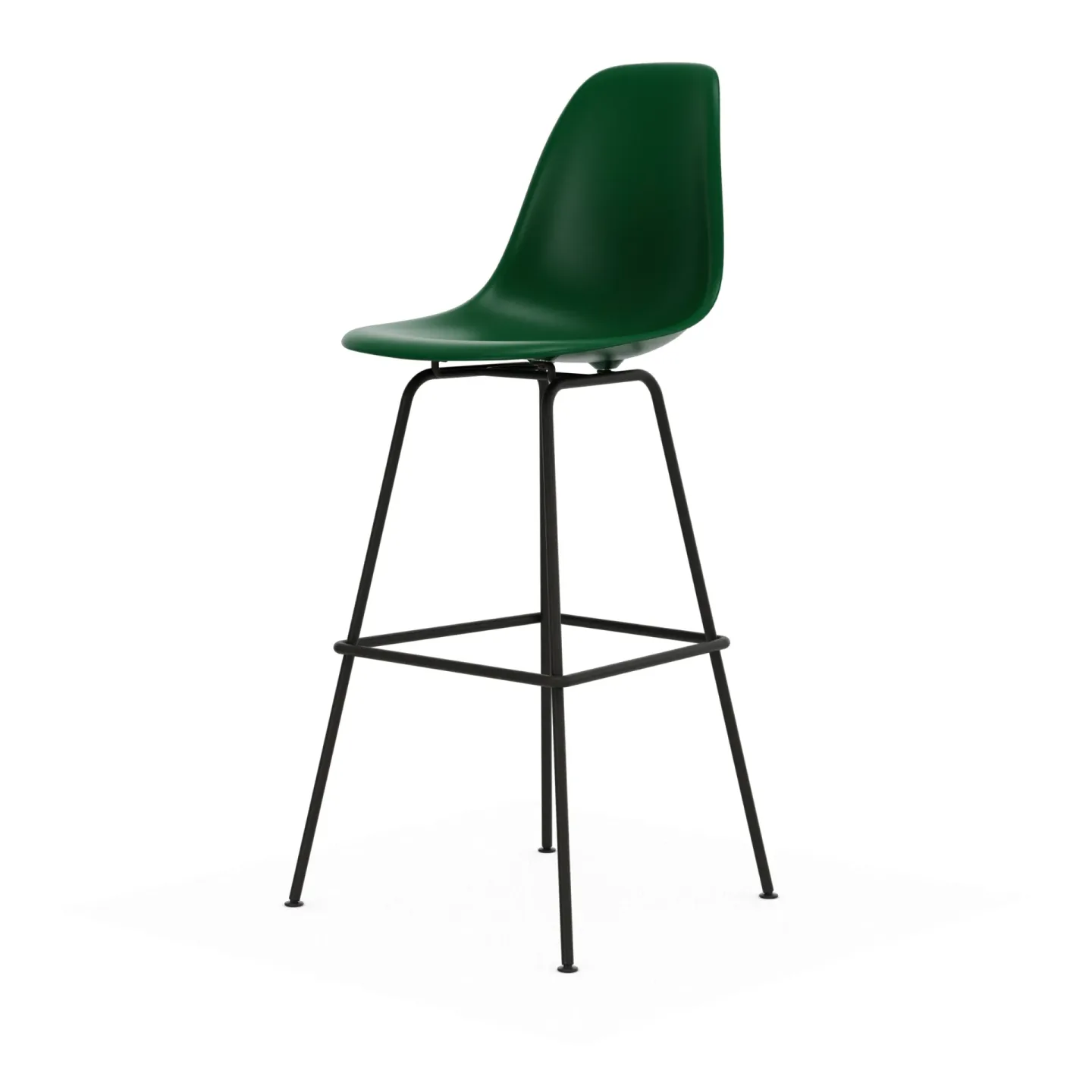 Vitra Eames Plastic Stool RE barpall High Emerald green-black