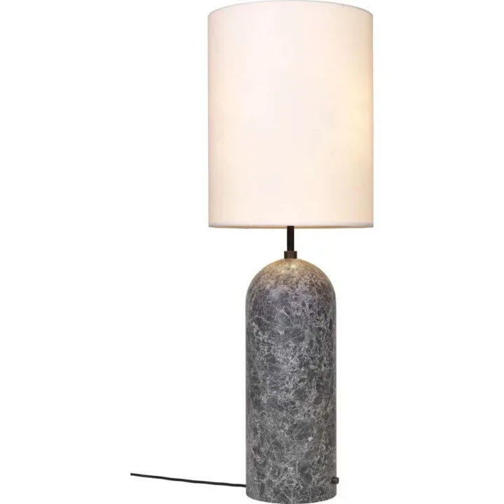 Gravity XL High Gulvlampe Grey Marble/White - GUBI - Stue - Marmor