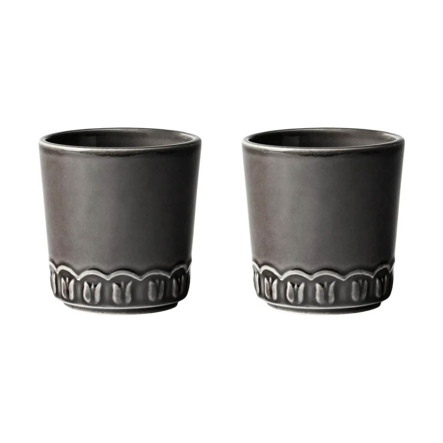 PotteryJo Tulipa Tasse 20 cl 2er-Pack Almost black