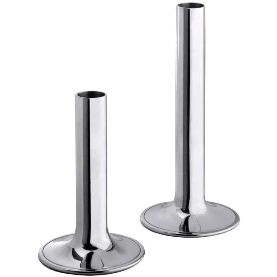 Kerzenständer Contacto Bander Silber Edelstahl 18.5 cm