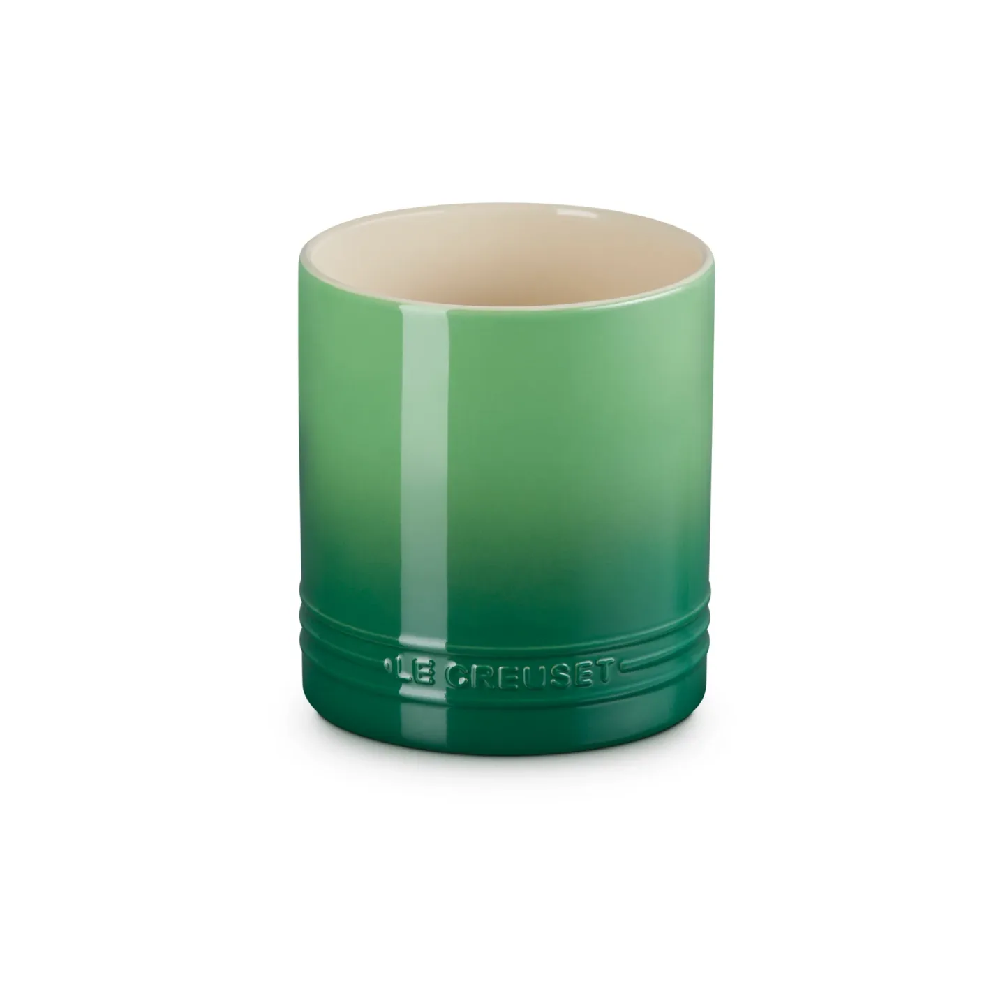 Le Creuset Signature Steingut Besteck- und Küchenutensilienkrug 1,1 L Bamboo Green