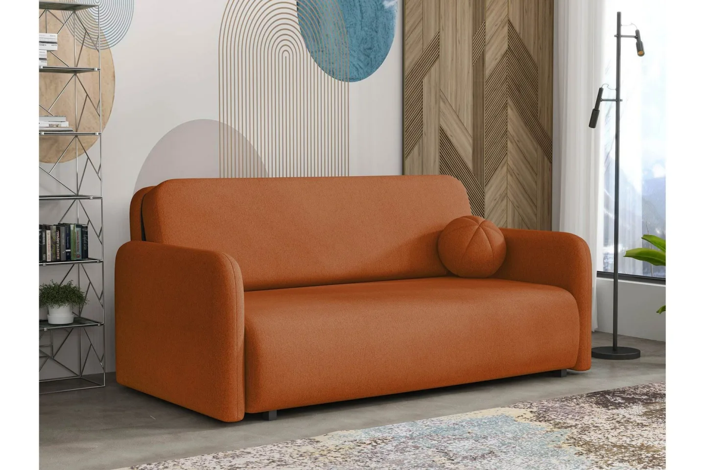 Ajmeri Bäddsoffa 3-sits - Orange