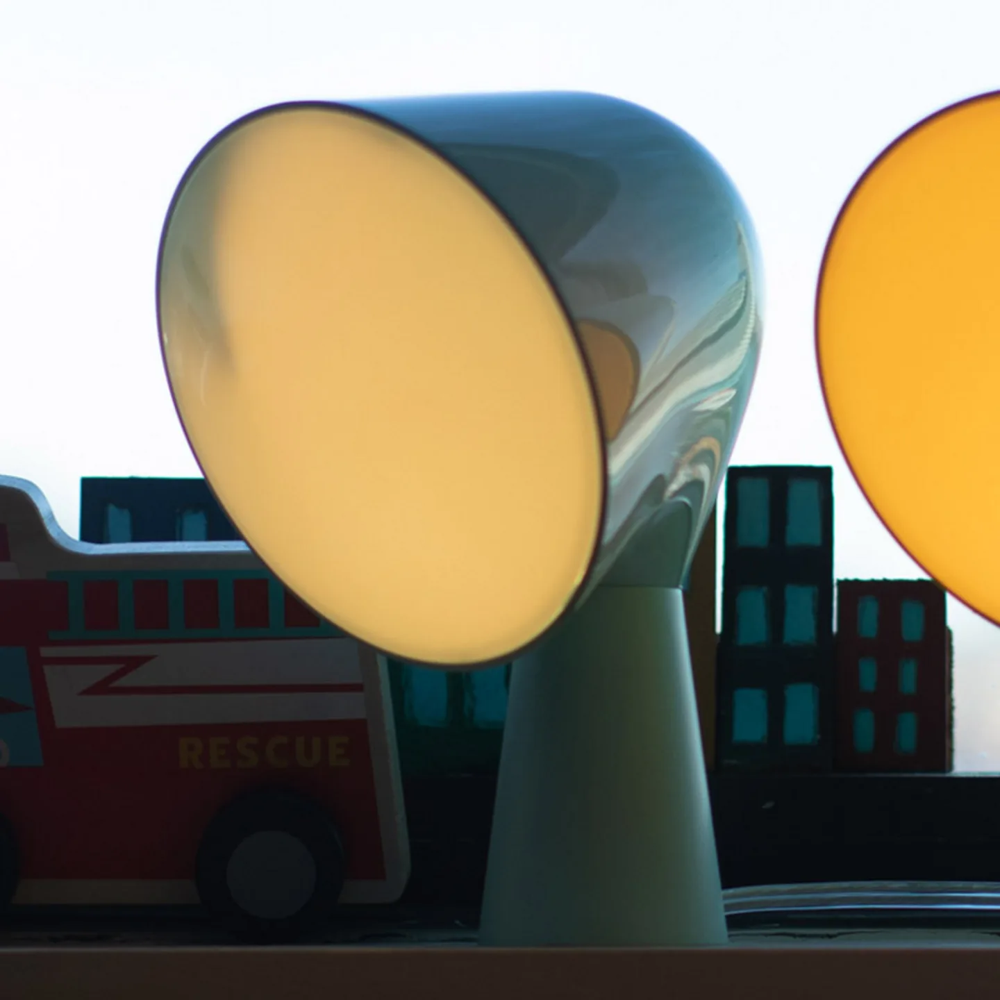Binic Tischleuchte Aqua - Foscarini - Wohnzimmer - Design - Kunststoff