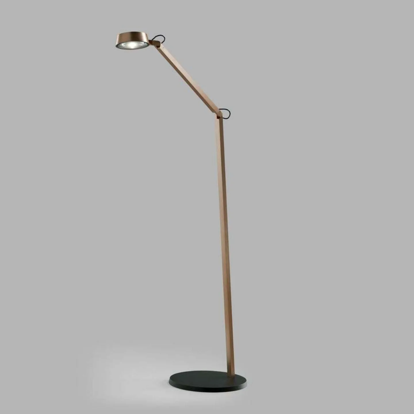 Dark F1 Gulvlampe Rose Gold - LIGHT-POINT - Stue - Aluminium