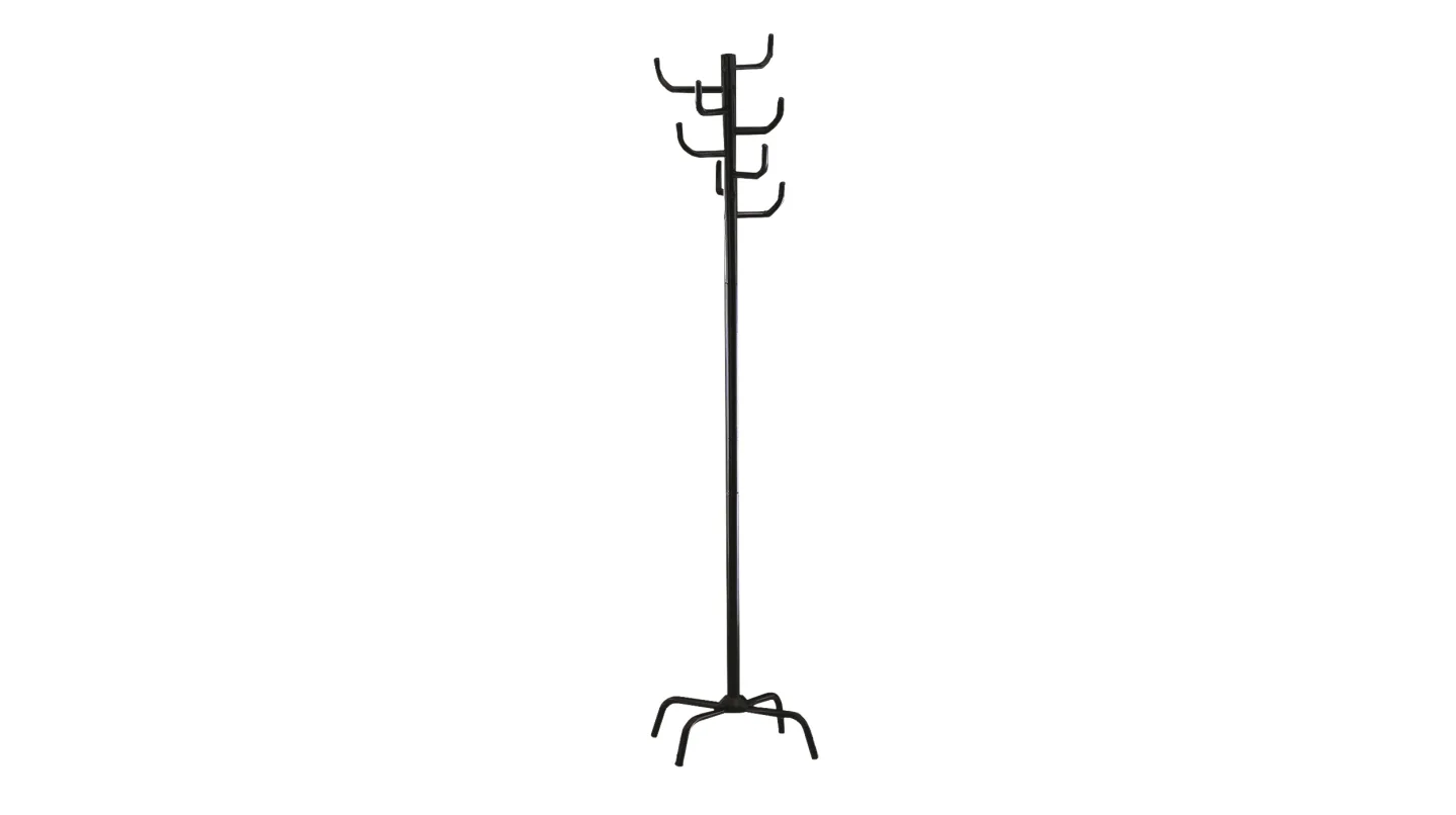 Kleiderständer schwarz 180 x 48 cm Stahl - CACTUS