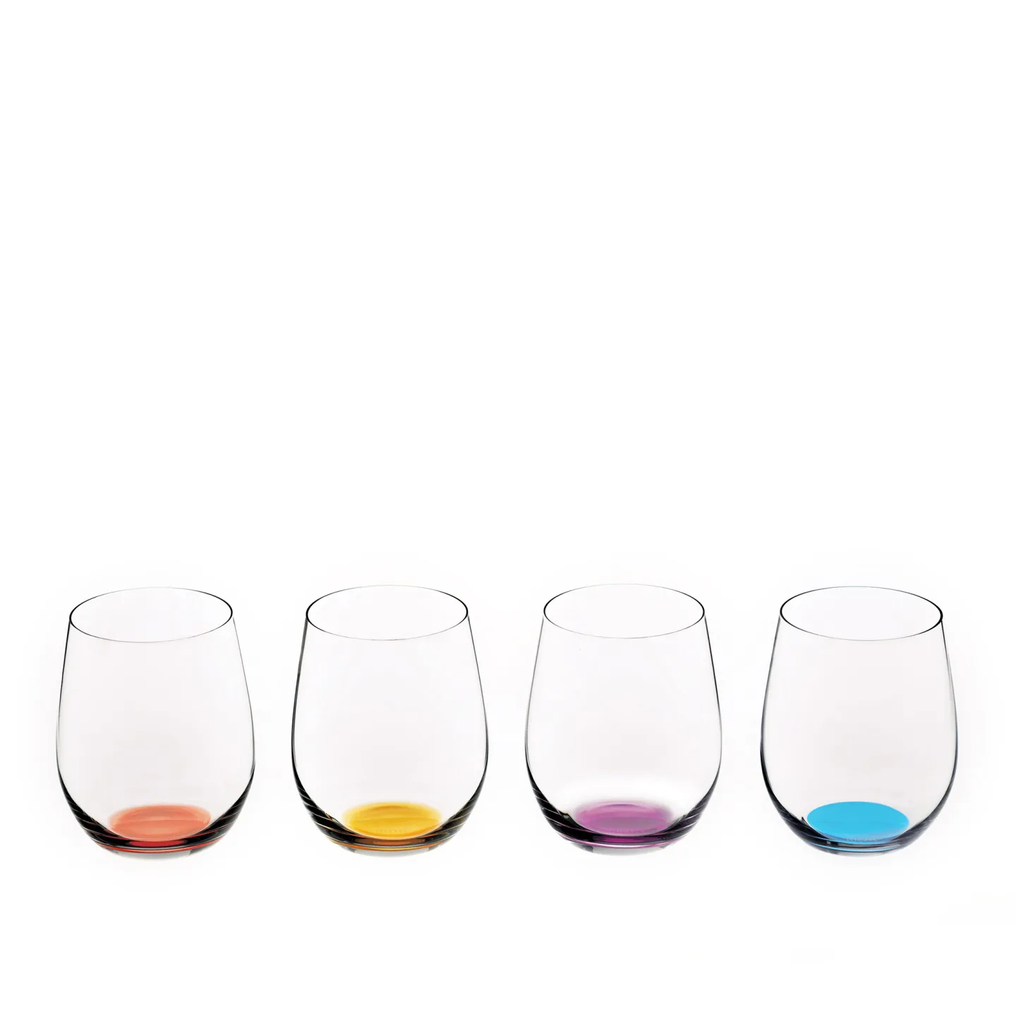Riedel - O Wine Tumbler Happy O Vol. 2 4-Pack 335 cl - Dricksglas - Transparent - Glas