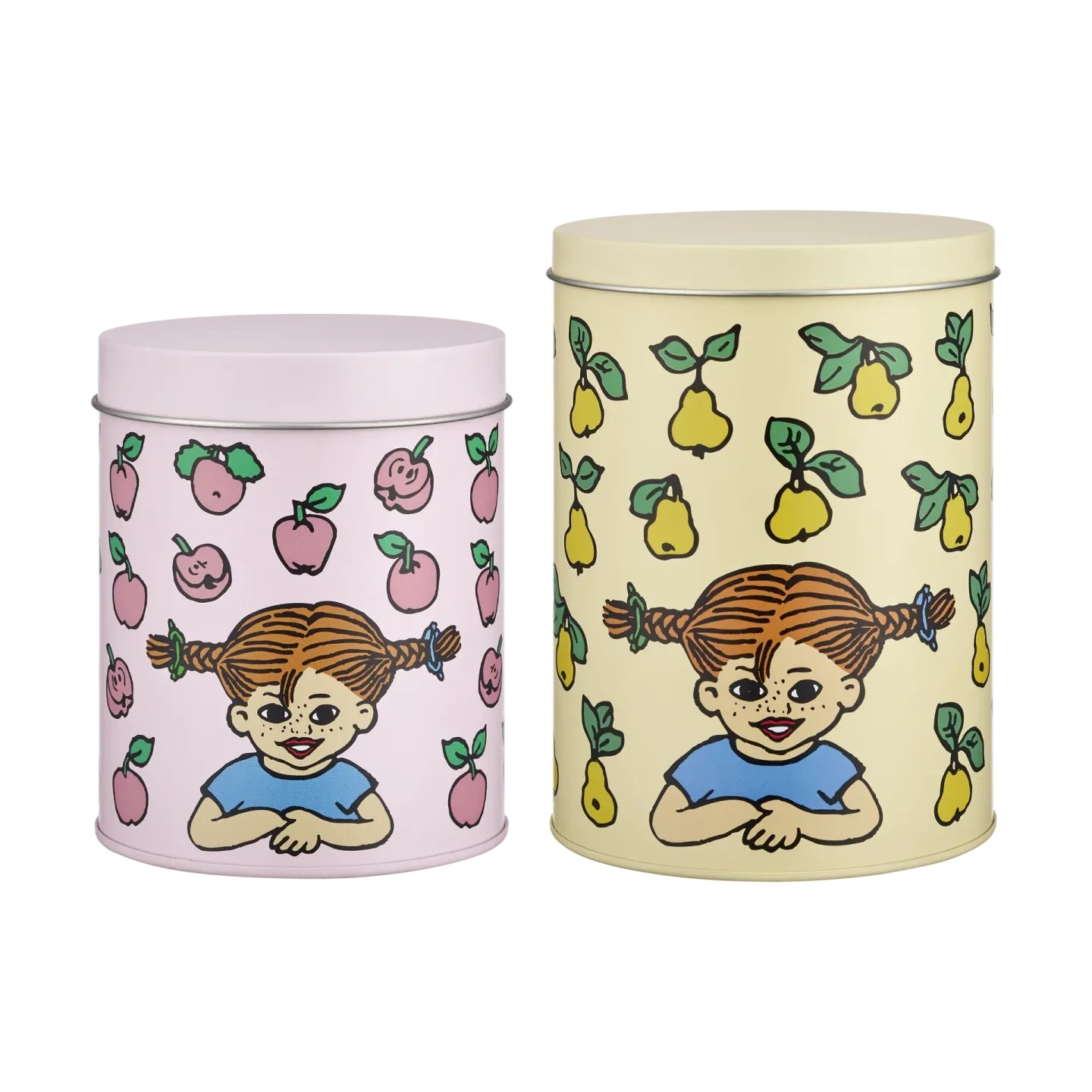 Muurla Pippi Vorratsdosen-Set 2-teilig Fruits