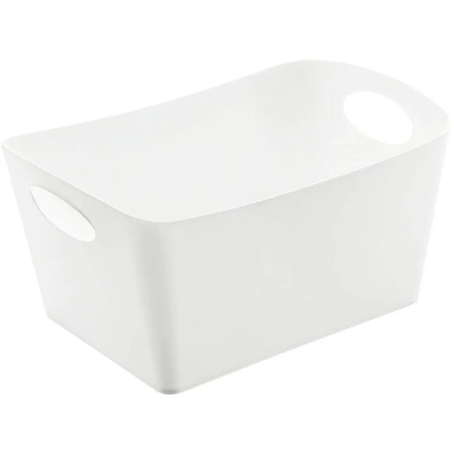 Aufbewahrungskorb Koziol Weiss Kunststoff H 15 cm