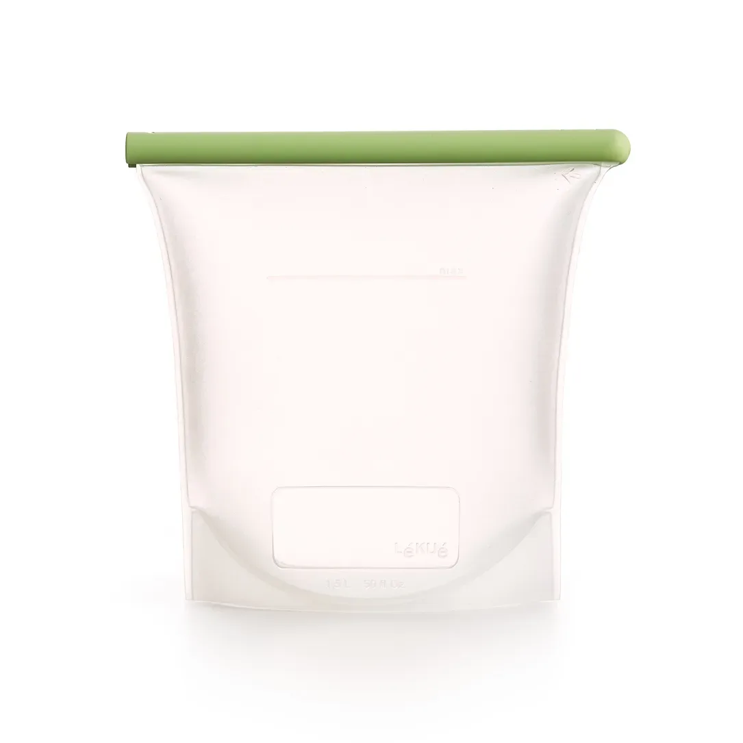 Lékué Lékué wiederverwendbarer Silikonbeutel Grün 1,5 L