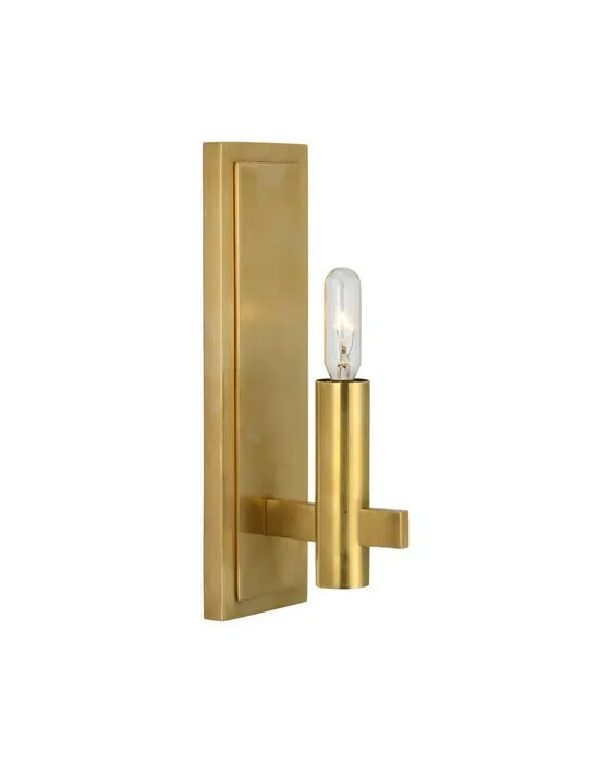 Sonnet Petite Single Sconce Antique Brass