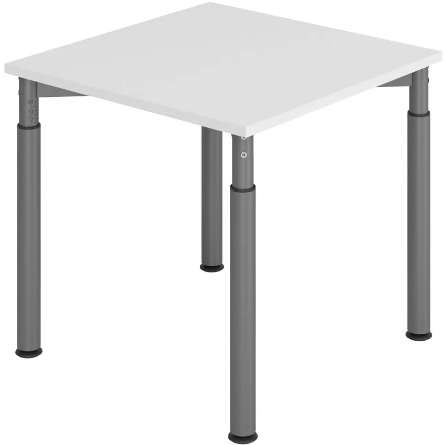 Schreibtisch Office grau Holzwerkstoff B 80 T 80 cm