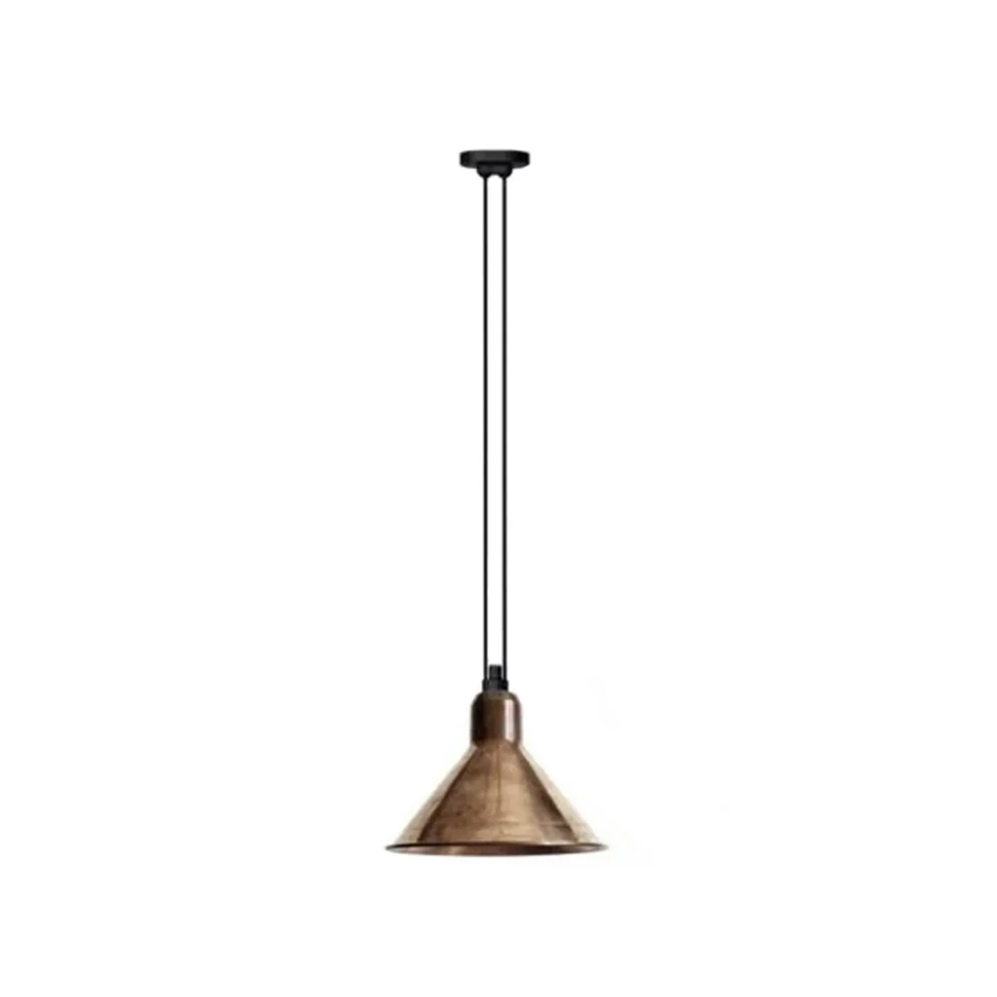 322 L Pendelleuchte Conical Raw Copper - Lampe Gras - Wohnzimmer - Metall