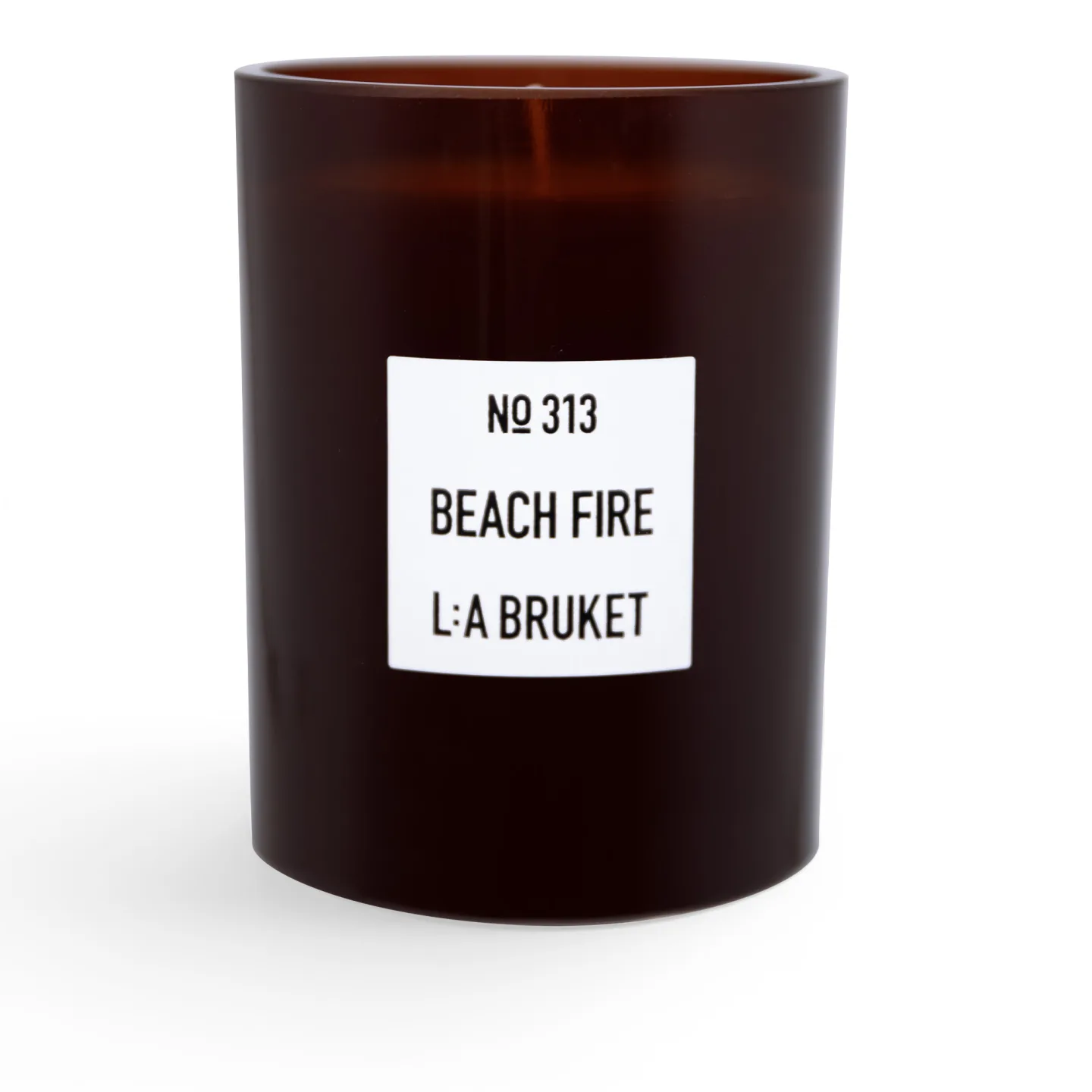 L:a Bruket - 313 Candle Beach Fire 260 g - Doftljus - Glas