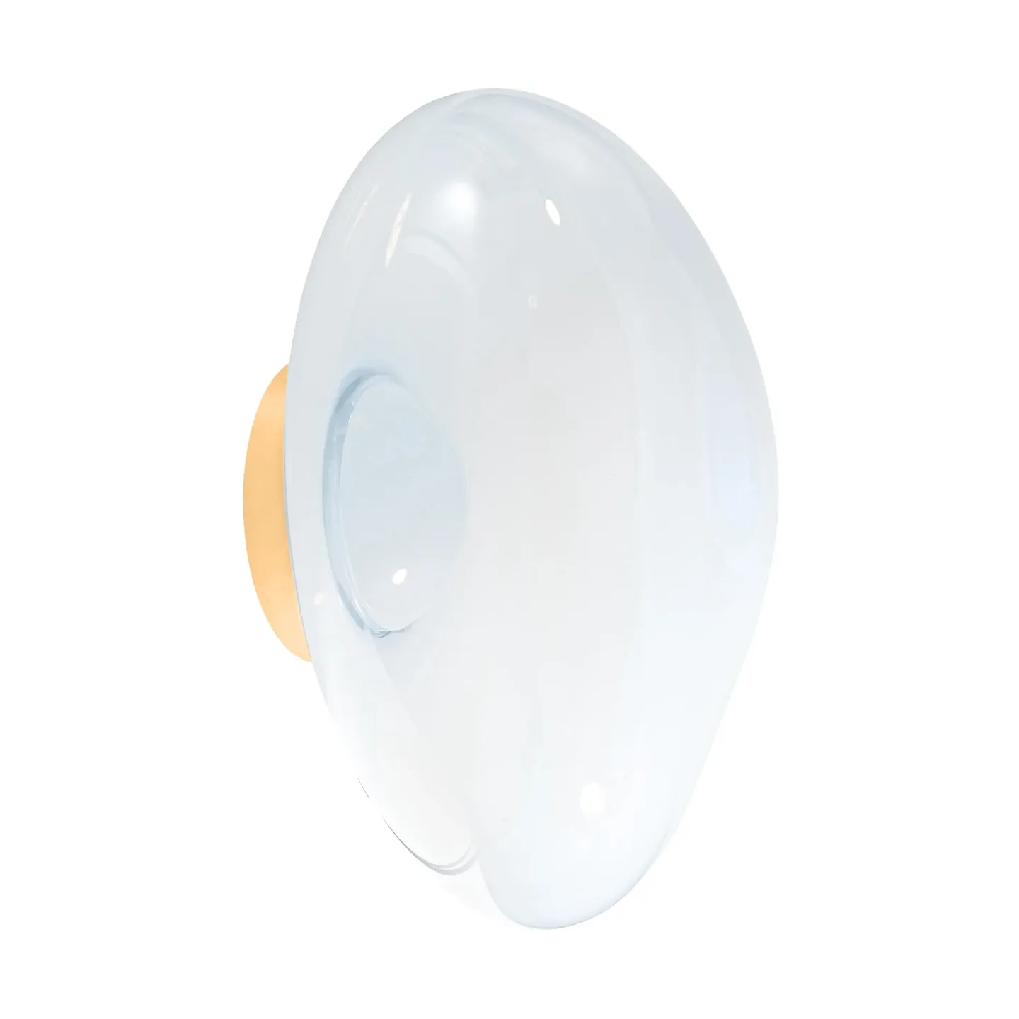 Tom Dixon Melt Surface LED Wandleuchte Opal-gold