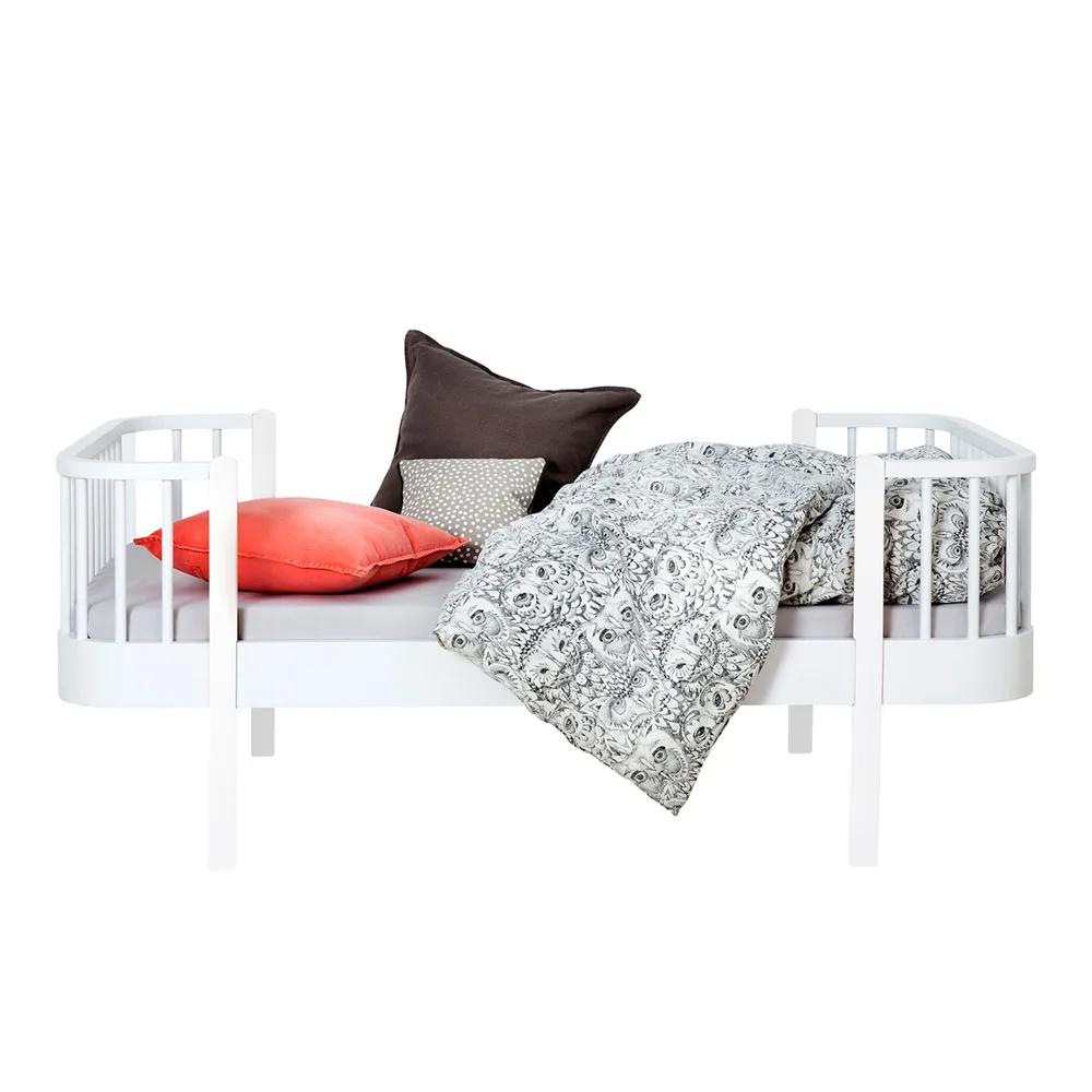 Oliver Furniture - Wood Juniorsäng Vit - Spjälsängar och barnsängar - Søren Rørbæk - Vit - Trä