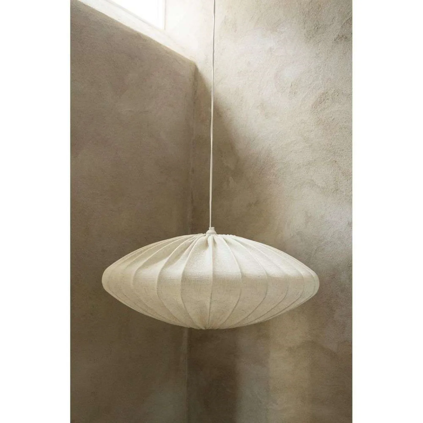 Ellipse 65 Schirm Linen Sand - Watt & Veke - Wohnzimmer - Skandinavisch - Stoff / Textil - Einflammig