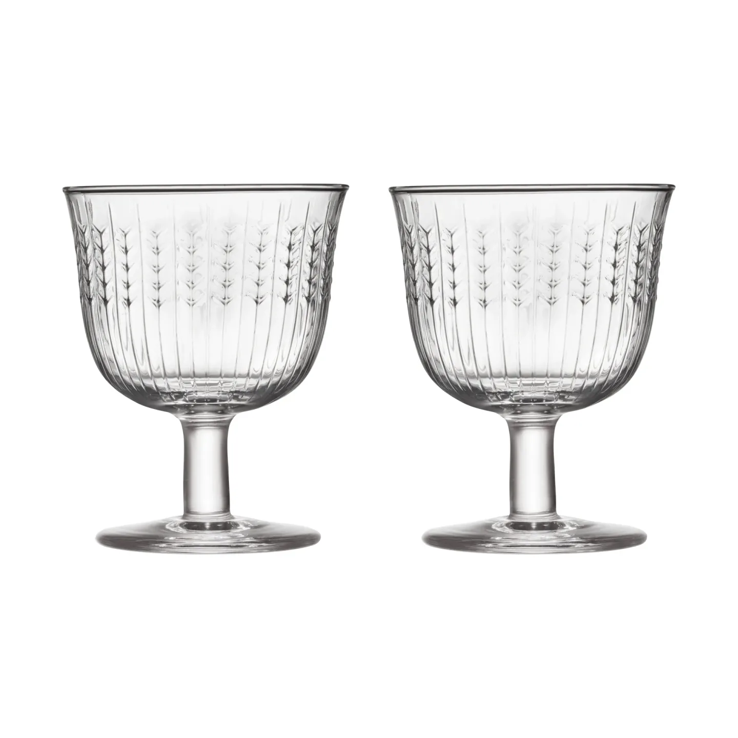 Rörstrand Swedish Grace Trinkglas auf Fuß 25 cl 2er Pack Klar