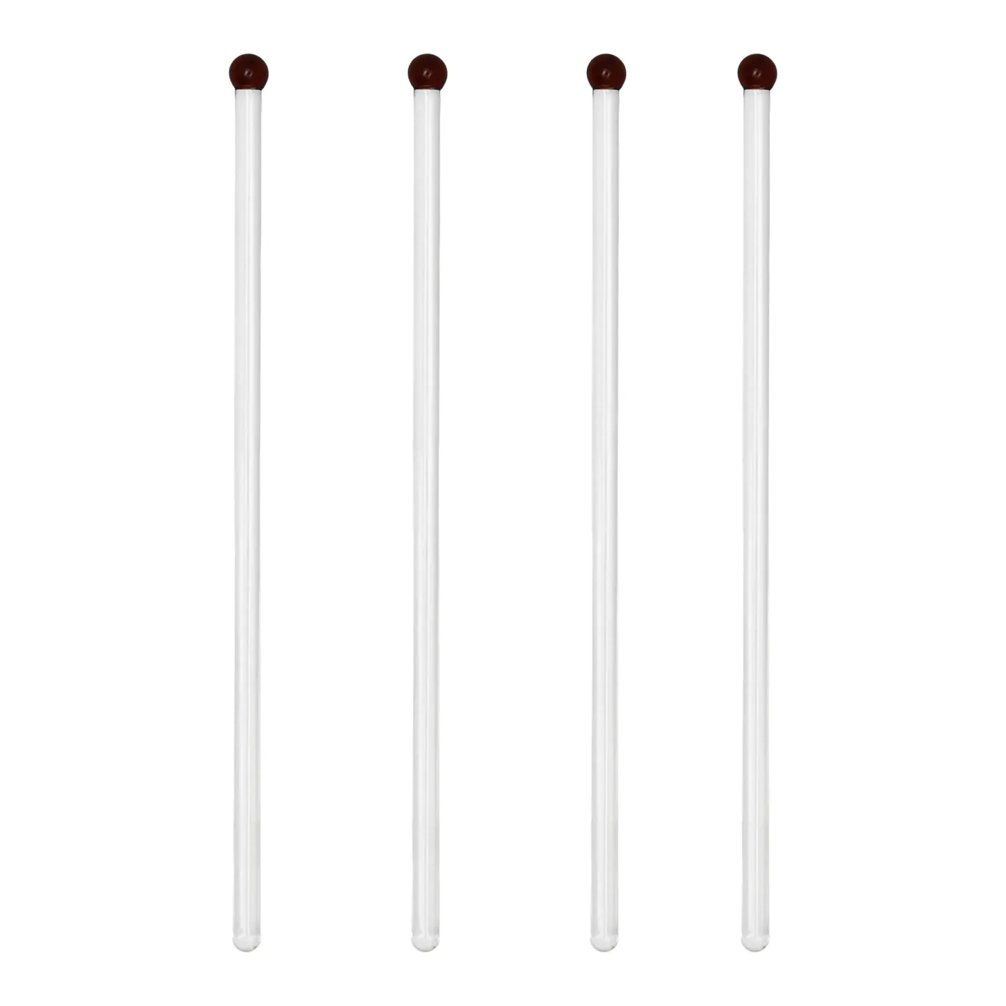 Scandi Living Pure Trinkhalme 4er-Pack Rot
