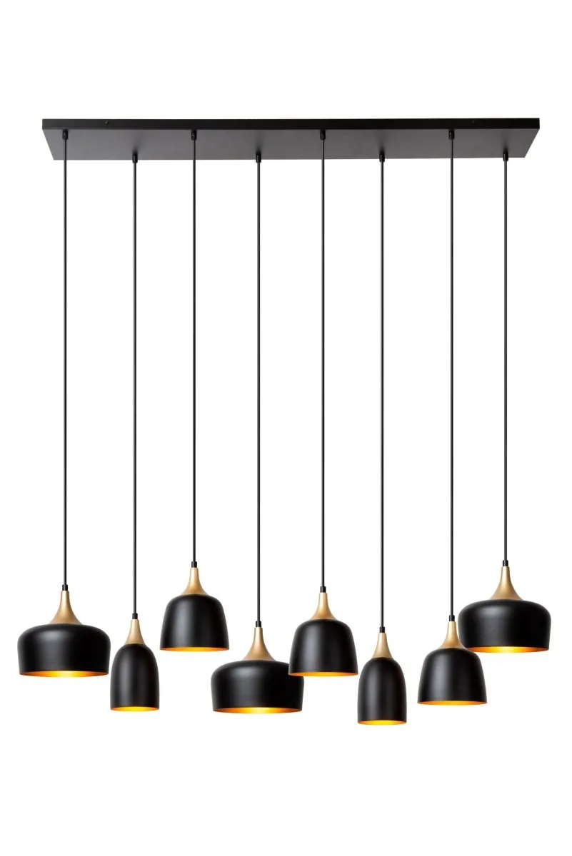 Lucide - Chayanne 125cm - Taklampa - Svart
