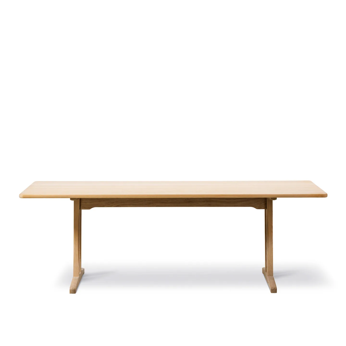 Fredericia Furniture - C18 6293 220 cm Ljus Oljad Ek - Matbord - Børge Mogensen - Träfärgad - Trä