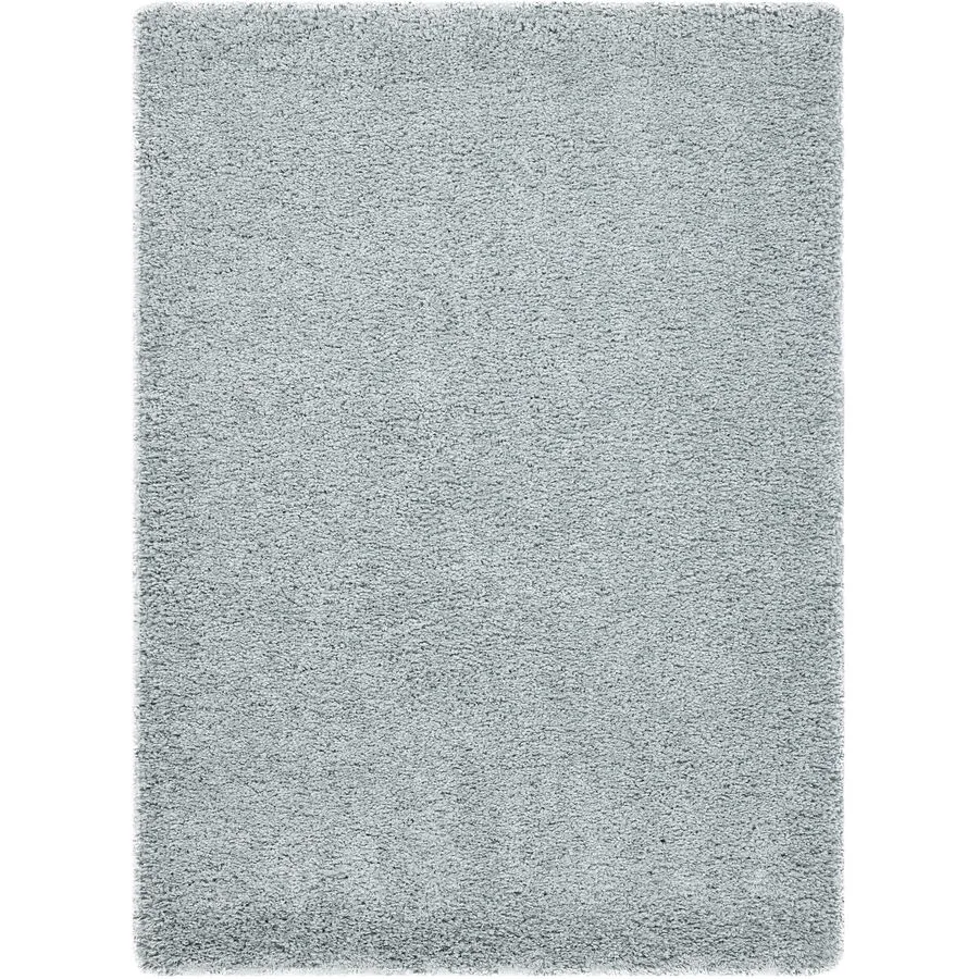 Teppich Luxury Shaggy Hellgrau Einfarbig Polypropylen 60 x 115 cm