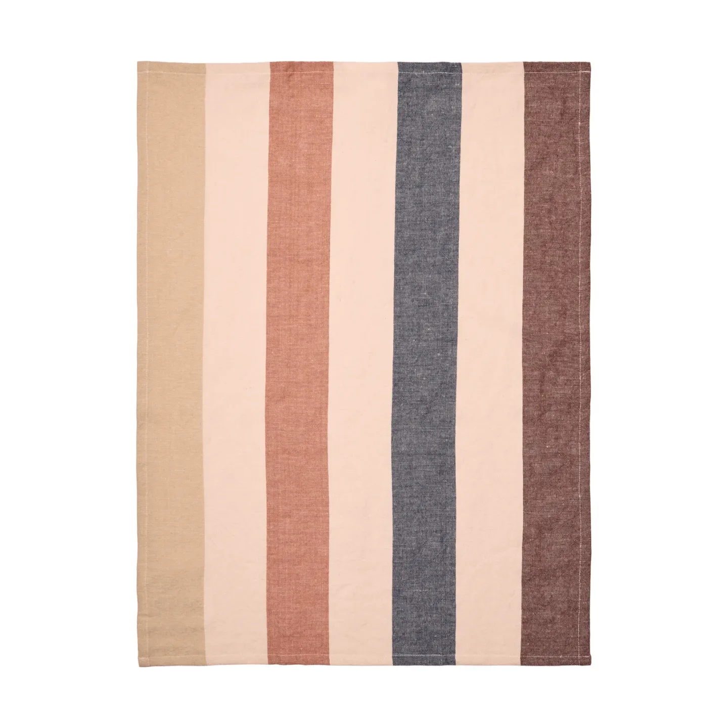 Ferm Living Hale Geschirrtuch 50x70 cm Cashmere-mocha-indigo blue
