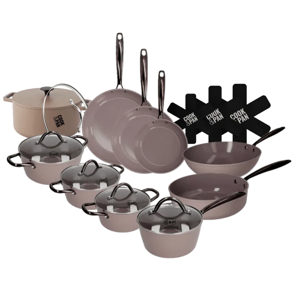 Taupe of Mind Topfset und Pfannenset 12-teilig