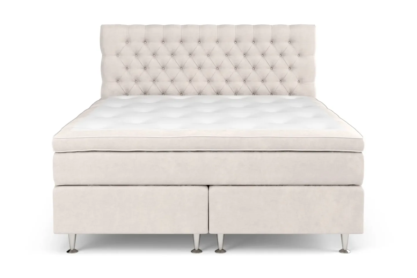 Celine Sängpaket 180x200 cm - Beige / Sammet