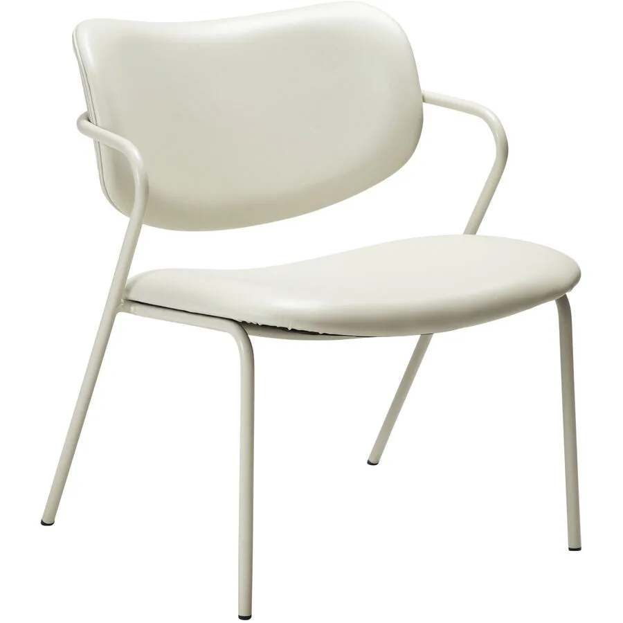 DAN-FORM Sessel Zed hellbeige Kunstleder B 63 T 67 H 75 cm