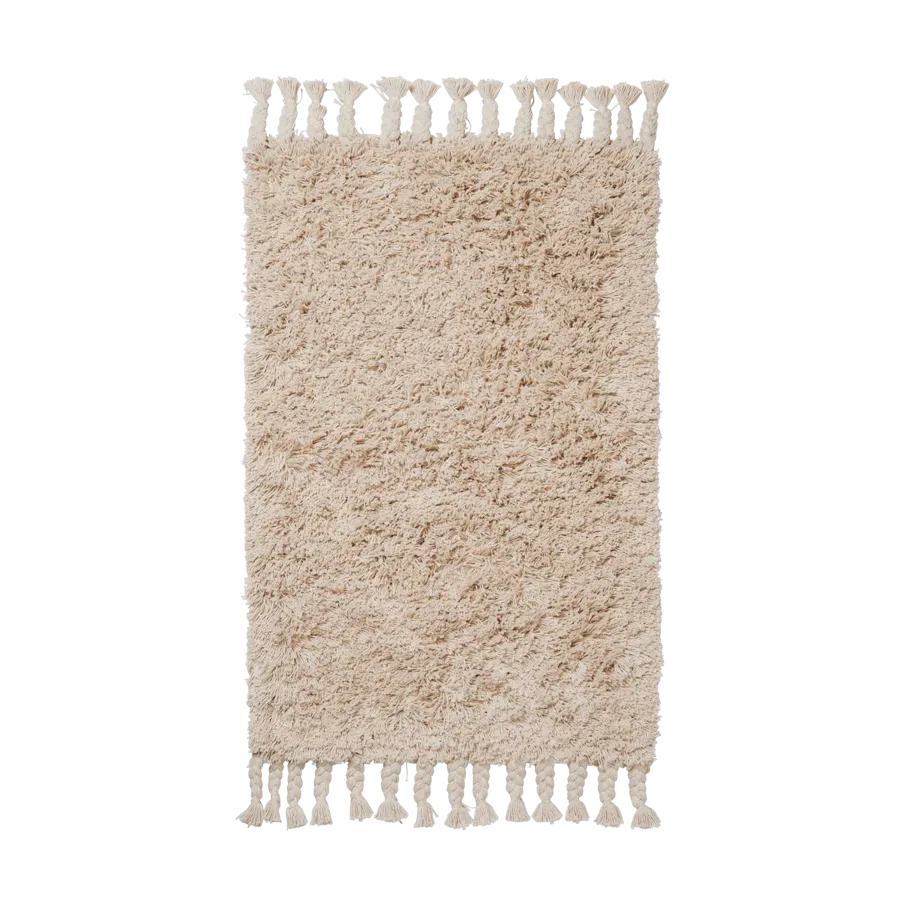 Ferm Living Amass long pile matta 70x50 cm Off-white