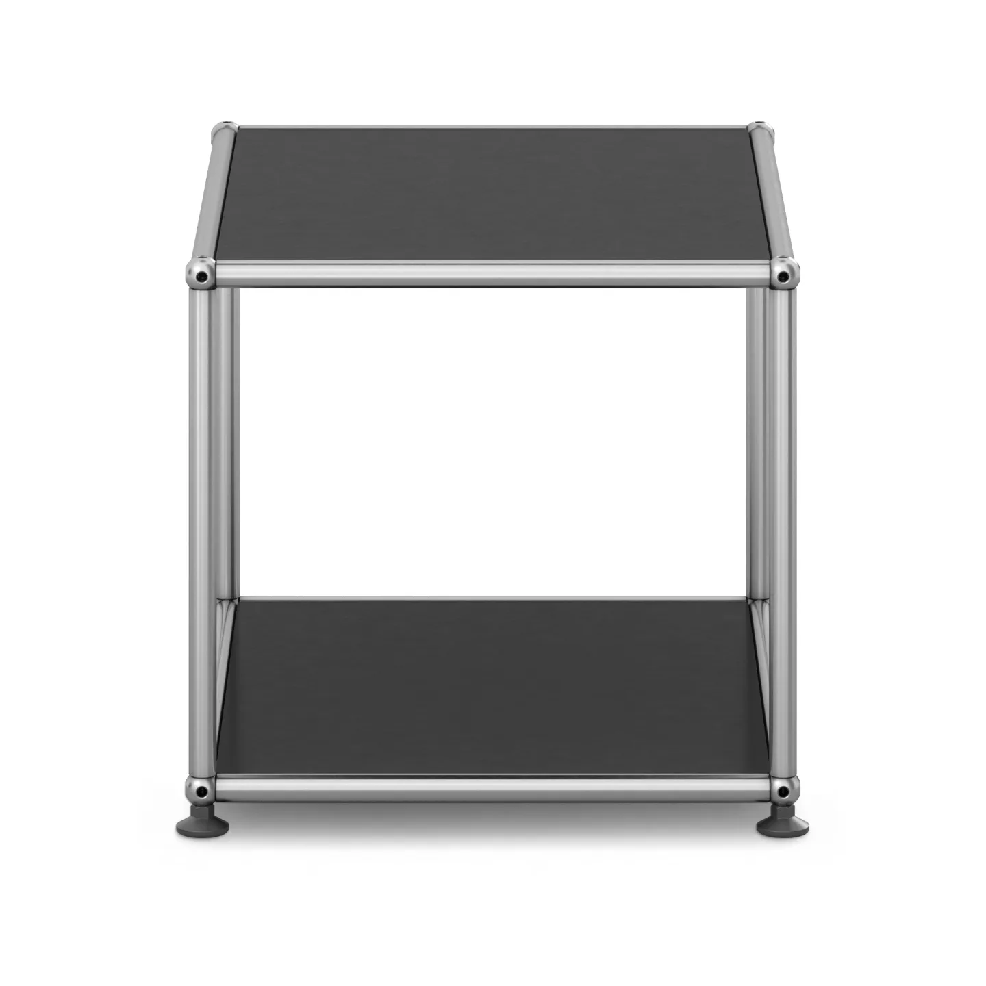 USM - USM Haller M21 30 Graphite Black - Sidobord - Fritz Haller & Paul Schärer - Svart - Metall