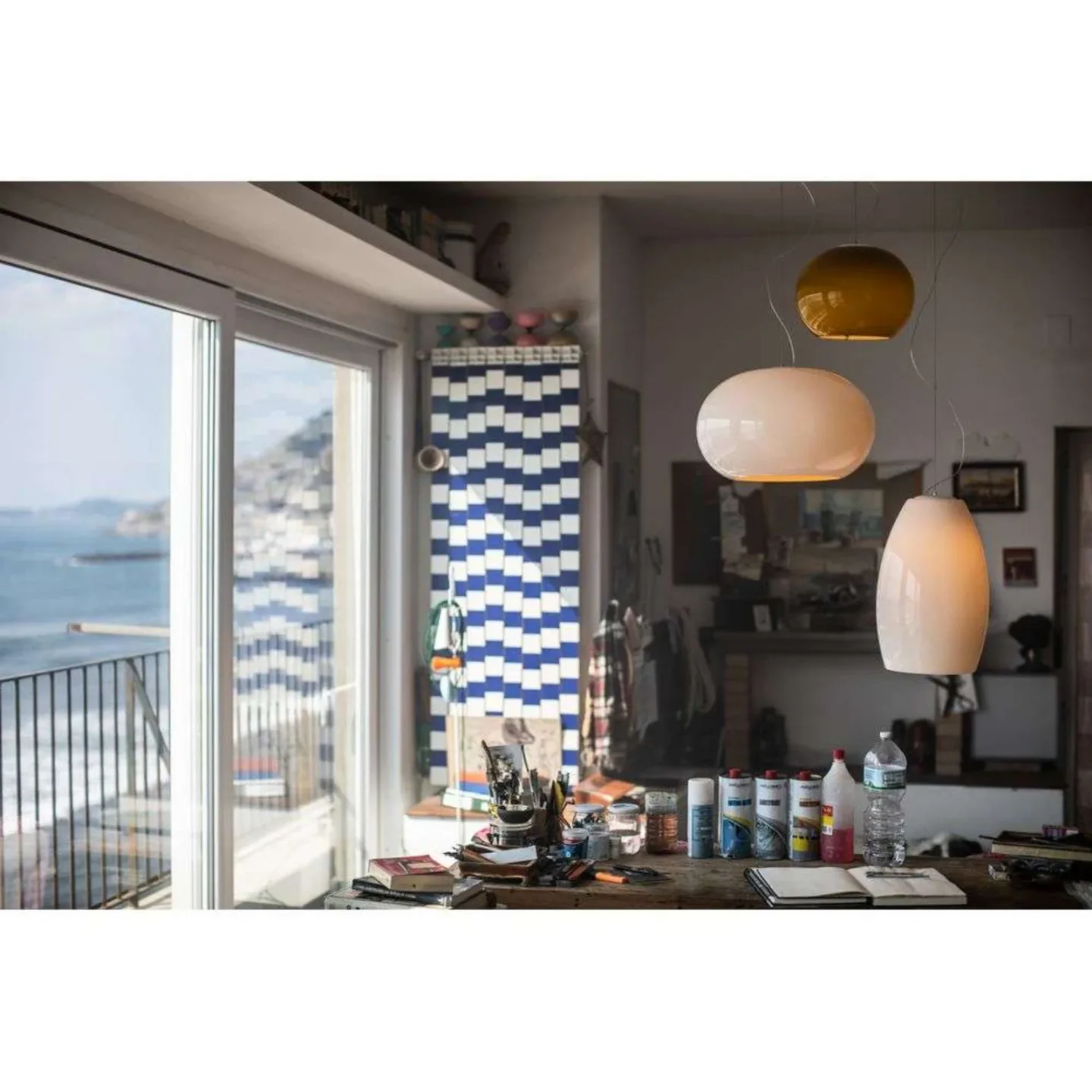 Buds 2 Taklampa 3,4m Warm Vit - Foscarini - Matsal - Glas