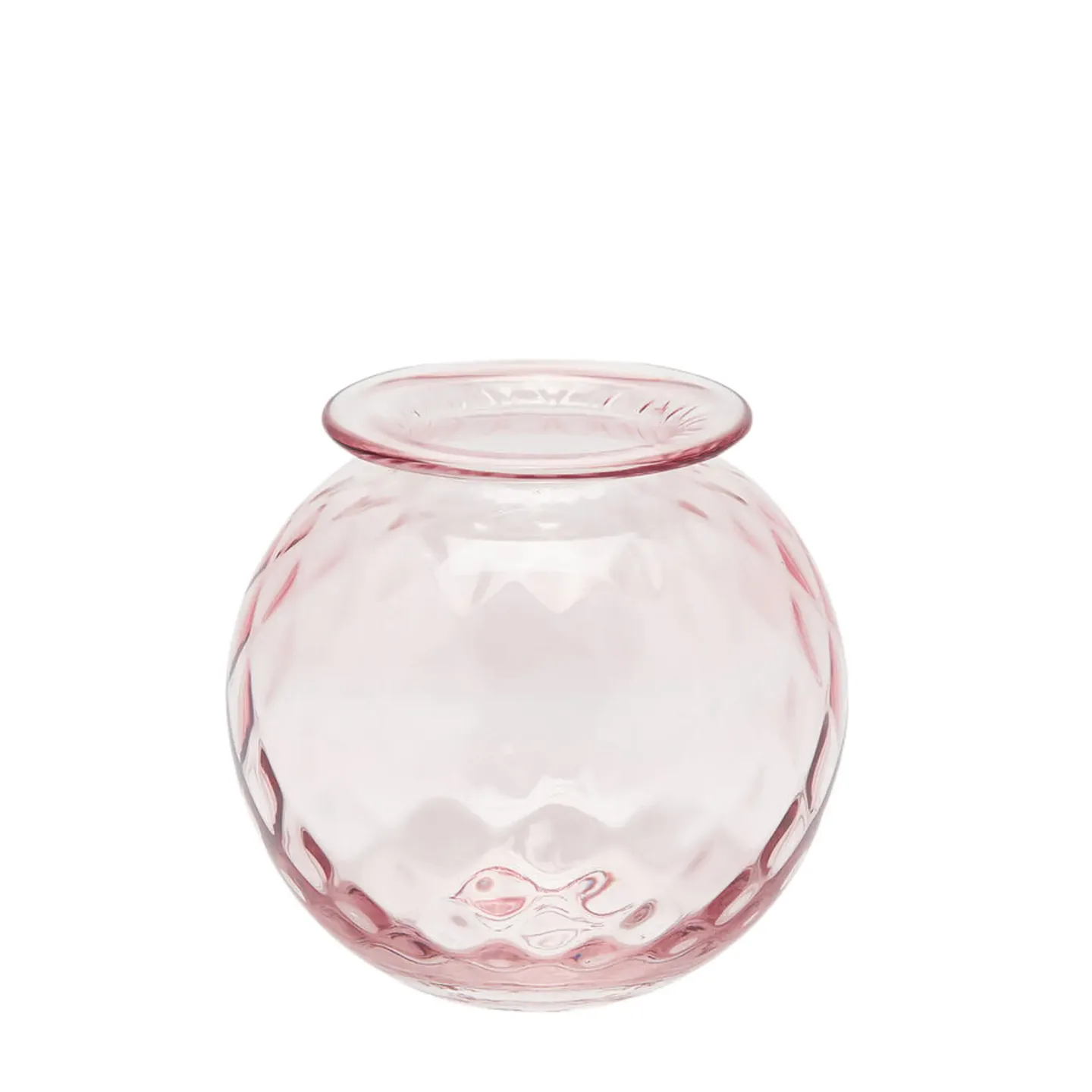 Edg Vase Opium Glas H: 19 cm Rosa | Schubiger Möbel