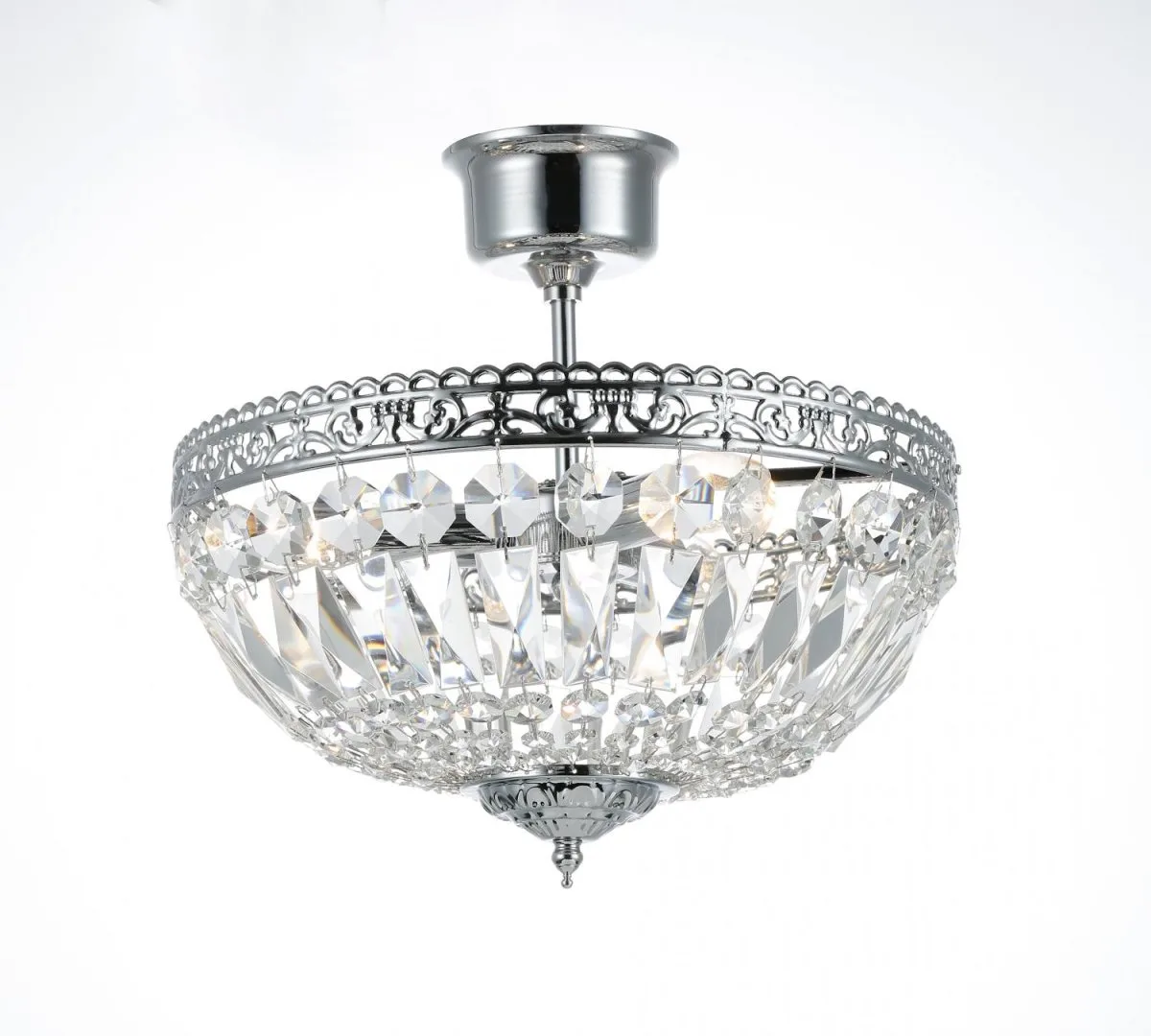 Norrsken Design - Classic Ø35 - Kristallkrona - Krom