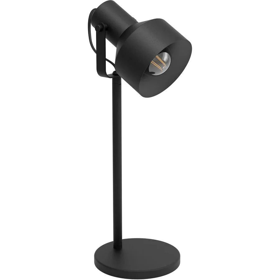 Eglo Tischlampe Casibare Schwarz Stahl 12 cm 49 cm