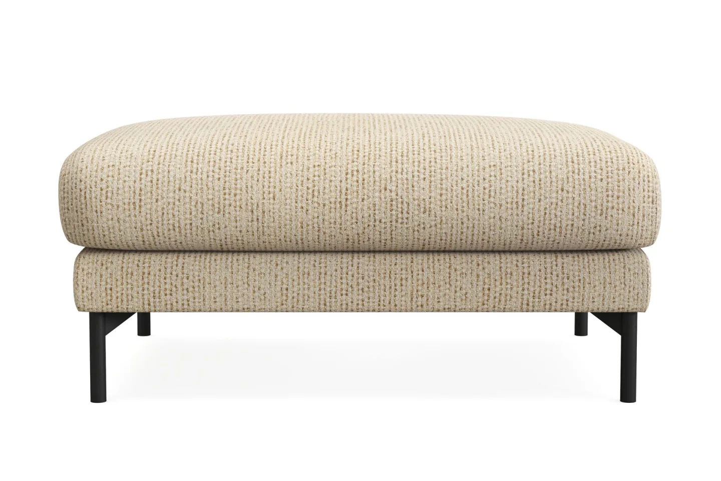 Menard Premium Fotpall i Chenille - Beige