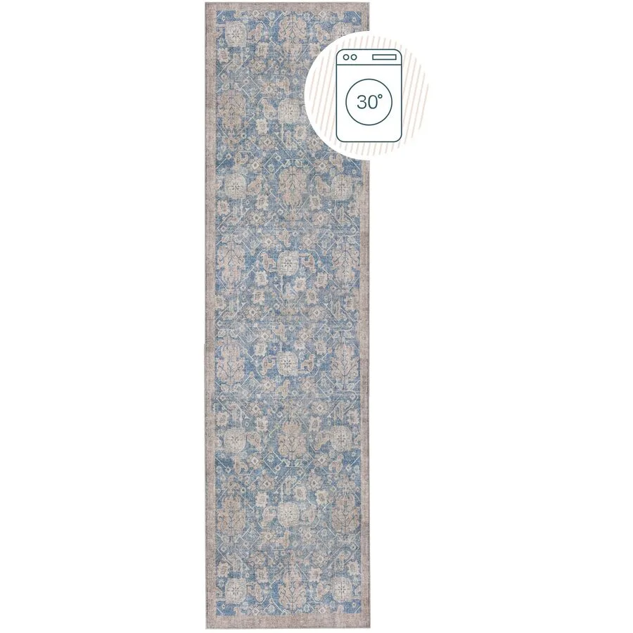 Teppich Zruk Weiss Polyester 60 cm 230 cm