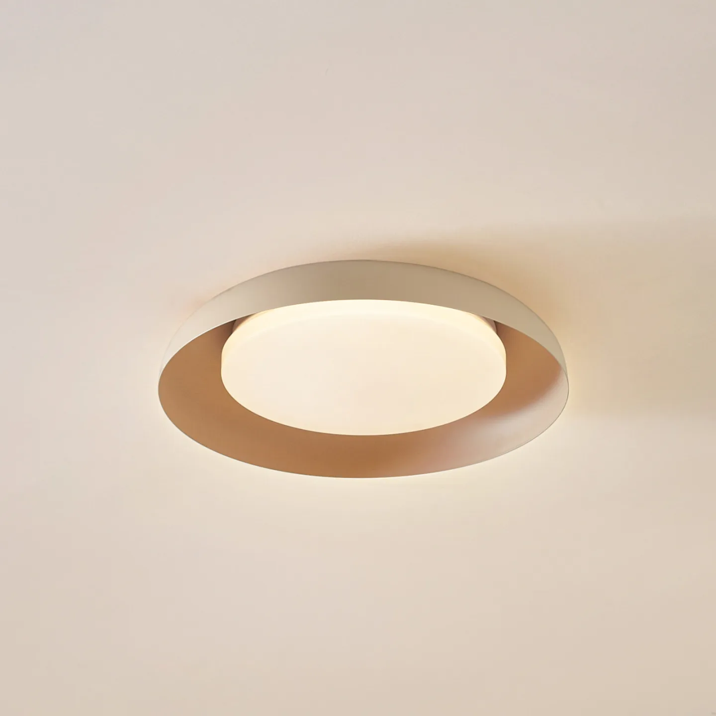 Florie LED Taklampe Beige - Lindby - Stue - Moderne - Plast - Plafond