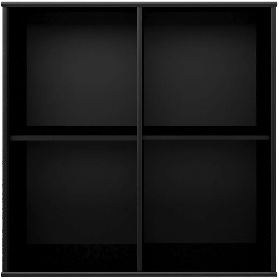 Bücherregal Mister Schwarz Holzwerkstoff 69 cm 69 cm