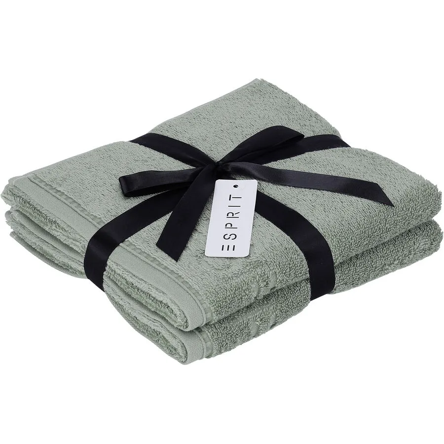 Esprit Handtuch Daily Solid grün Baumwolle
