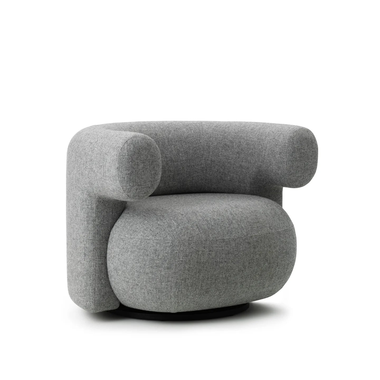 Normann Copenhagen - Burra Lounge Chair - Hallingdal 0110 - Fåtöljer - Simon Legald - Grå - Metall/Skum