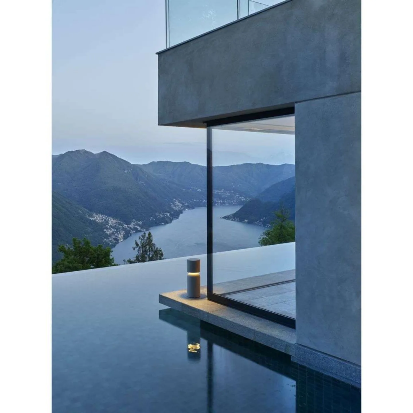 Nui A Gartenleuchte Concrete - Luceplan - Terrasse - Beton