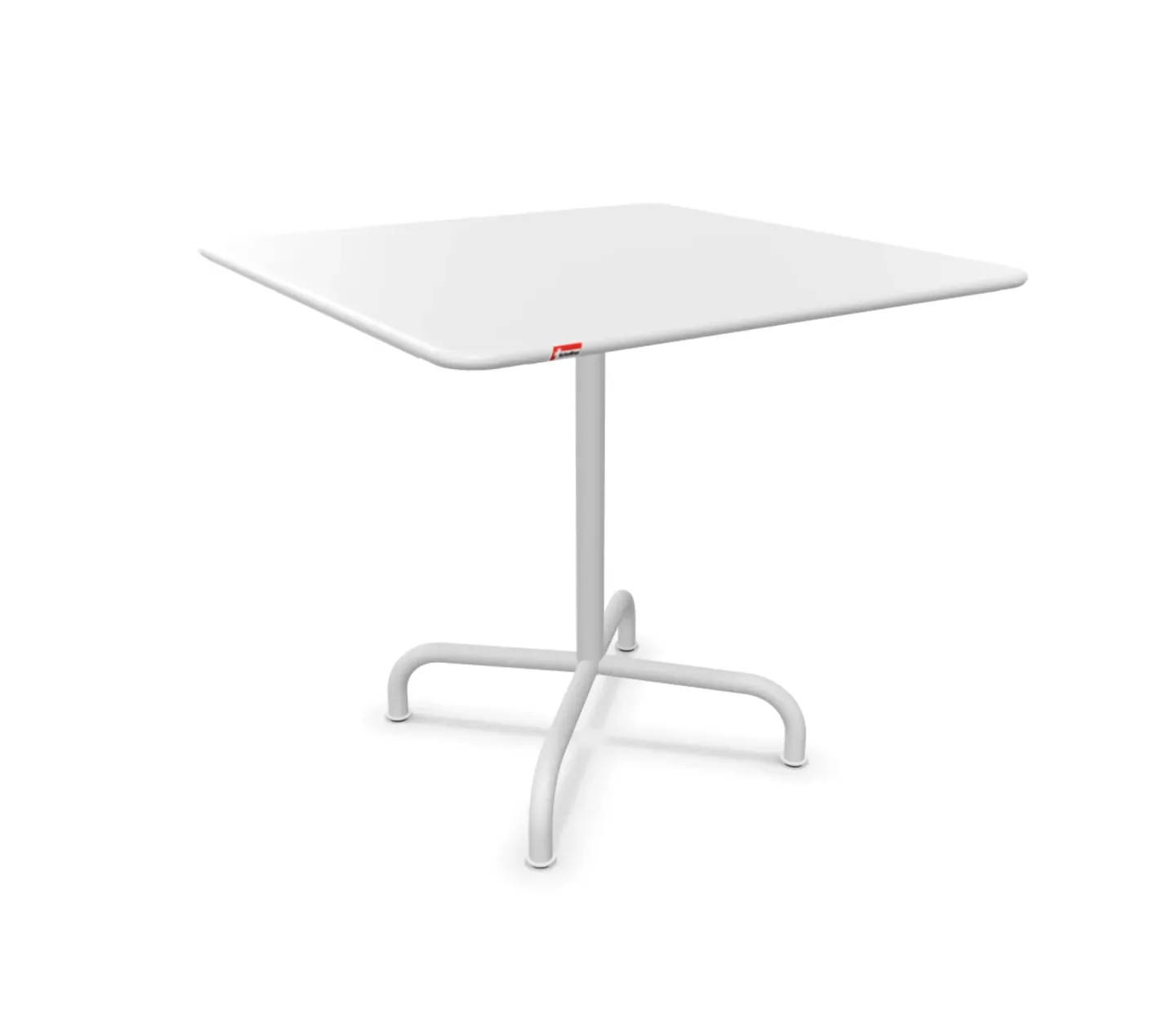 Schaffner Metall-Tisch Rigi Quadratisch Weiss | Schubiger Möbel