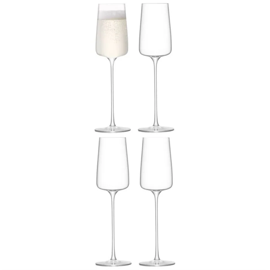 LSA International Champagnergläser-Set LSA Transparent Glas 24.5 cm 7 cm
