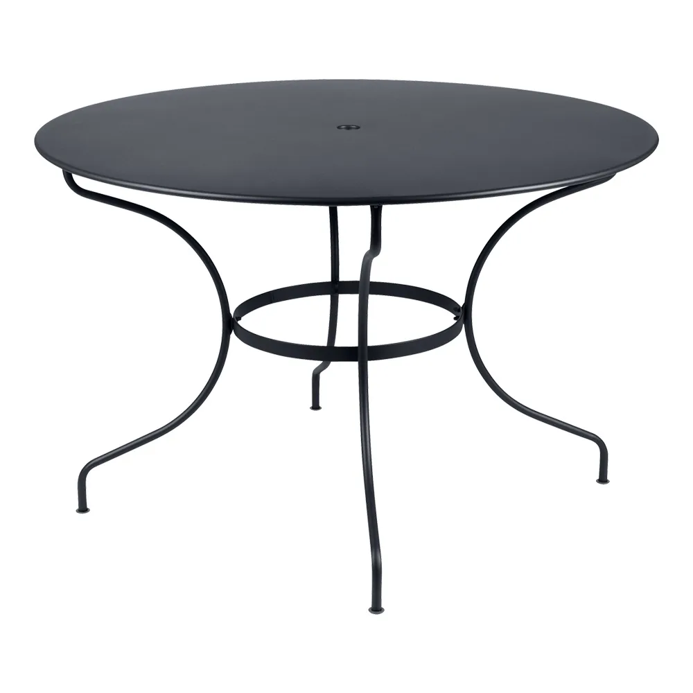 Fermob - Opera+ Table 117 cm Anthracite 47 - Matbord utomhus - Grå - Metall