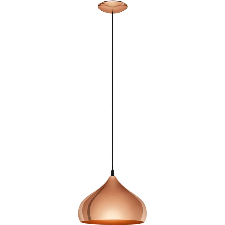 Eglo Pendellampe Hapton Kupfer Stahl 29 cm 110 cm